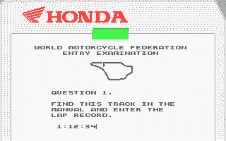 RVF Honda screenshot 3 for Amiga